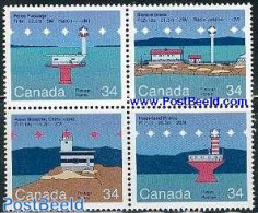 Canada 1985 Capex, Lighthouses 4v [+] OR [:::], Mint NH, Various - Lighthouses & Safety At Sea - Ungebraucht