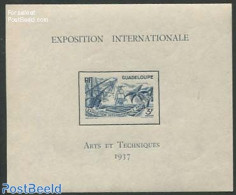 Guadeloupe 1937 Exposition S/s, Mint NH, Transport - Ships And Boats - Ungebraucht