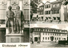 73033451 Weimar Thueringen Goethe Und Schiller Denkmal Schillerhaus Goethehaus W - Weimar