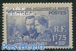 Senegal 1938 Radium 1v, Mint NH, Health - History - Science - Health - Nobel Prize Winners - Physicians - Nobelpreisträger