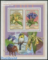 Congo Dem. Republic, (zaire) 2012 Flowers 2b M/s, Mint NH, Nature - Flowers & Plants - Sonstige & Ohne Zuordnung