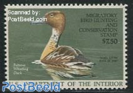 United States Of America 1986 Migratory Bird Hunting Stamp 1v, Fulvous Whistling Duck, Mint NH, Nature - Birds - Ducks.. - Ongebruikt