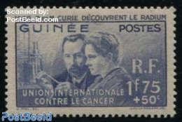 French Guinea 1938 Pierre And Marie Curie 1v, Mint NH, History - Science - Nobel Prize Winners - Physicians - Premio Nobel