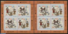 Romania 2015 Europa, Old Toys 2 S/s, Mint NH, History - Nature - Sport - Various - Europa (cept) - Horses - Cycling - .. - Ongebruikt