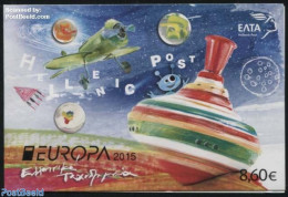 Greece 2015 Europa, Old Toys Booklet, Mint NH, History - Transport - Various - Europa (cept) - Stamp Booklets - Automo.. - Nuovi