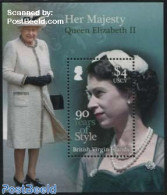 Virgin Islands 2016 Queen Elizabeth 90th Birthday S/s, Mint NH, History - Kings & Queens (Royalty) - Art - Fashion - Familles Royales