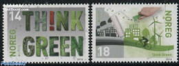 Norway 2016 Europa, Think Green 2v, Mint NH, History - Nature - Science - Sport - Various - Europa (cept) - Birds - En.. - Ungebraucht