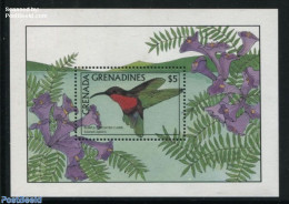 Grenada Grenadines 1988 Eulampis Jugularis S/s, Mint NH, Nature - Birds - Grenada (1974-...)