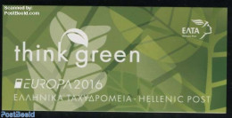 Greece 2016 Europa, Think Green Booklet, Mint NH, History - Nature - Science - Sport - Various - Europa (cept) - Birds.. - Ungebraucht