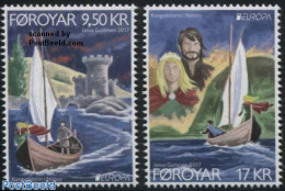 Faroe Islands 2017 Europa, Castles 2v, Mint NH, History - Sport - Transport - Europa (cept) - Sailing - Ships And Boat.. - Voile