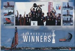 New Zealand 2017 America's Cup, Bermuda 2017 Winners, Mint NH, Sport - Sailing - Ungebraucht