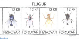 Faroe Islands 2018 Flies S/s, Mint NH, Nature - Insects - Autres & Non Classés