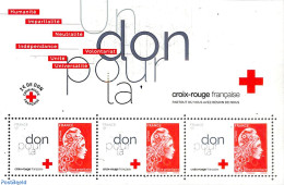France 2018 Red Cross S/s, Mint NH, Health - Red Cross - Unused Stamps