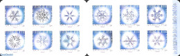 France 2018 Snow Cristals 12v S-a In Booklet, Mint NH, Stamp Booklets - Nuevos