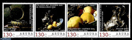 Aruba 2018 Personal Stamps, Paintings Of Willem Kalf 4v [:::], Mint NH, Art - Paintings - Sonstige & Ohne Zuordnung