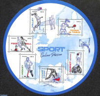 France 2019 Sports S/s, Mint NH, Health - Sport - Various - Disabled Persons - Basketball - Football - Hockey - Kayaks.. - Nuevos