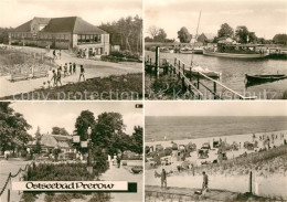 73032718 Prerow Ostseebad Strand HO Gaststaette Duenenhaus Cafe Strandeck Hafen  - Andere & Zonder Classificatie