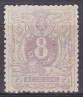 Belgique - N°29 ** 8c Lion Couché Violet 1870 - Voir Scans - 1869-1888 Lion Couché (Liegender Löwe)