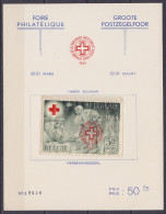 Belgique - N°582B **  Foire Philatélique / Semaine De La Croix-Rouge 5f+5f Sur Carte Numérotée - Unused Stamps