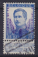 Belgique - Chemins De Fer TR51 - Roue Ailée 25c Bleu (N°125 Surch.) Oblit. ADINKERKE - Avec Certificat Michaux - Altri & Non Classificati