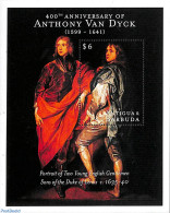 Antigua & Barbuda 2000 Anthony Van Dyck S/s, Mint NH, Art - Paintings - Antigua En Barbuda (1981-...)