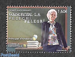 Andorra, Spanish Post 2021 Marcel La Pelegri 1v, Mint NH, Science - Education - Nuovi