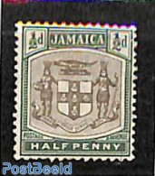 Jamaica 1905 1/2d, WM Mult. Crown-CA, Stamp Out Of Set, Unused (hinged) - Jamaica (1962-...)