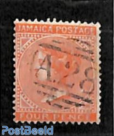 Jamaica 1870 4d, WM Crown CC, Used A28 (=Annotta Bay), Used Stamps - Jamaica (1962-...)