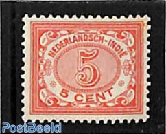 Netherlands Indies 1912 5c, Unresistant Colour, Stamp Out Of Set, Unused (hinged) - Sonstige & Ohne Zuordnung