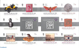 Isle Of Man 2022 Manx Museum 10v S-a In Booklet, Mint NH, History - Nature - Transport - Various - Archaeology - Anima.. - Archaeology