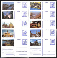 Austria 1980 10 Illustrated Postcards, Unused Postal Stationary - Covers & Documents
