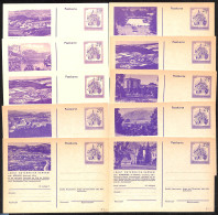 Austria 1980 10 Illustrated Postcards, Unused Postal Stationary - Cartas & Documentos