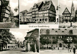 73032621 Quedlinburg Markt Marktkirchhof Rathaus Quedlinburg - Otros & Sin Clasificación