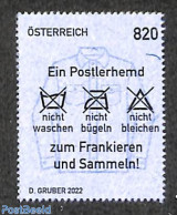 Austria 2022 Ein Postlerhemd 1v, Mint NH, Various - Post - Other Material Than Paper - Textiles - Neufs