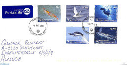 Ross Dependency 2013 Cover With Set From Ross Dependency, Postal History, Nature - Birds - Sea Mammals - Other & Unclassified