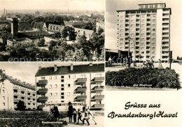 73032614 Brandenburg Havel Neubausiedlung Hochhaus Panorama Brandenburg Havel - Brandenburg