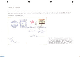 Netherlands 1967 Postage Due Cover, See Description (in Dutch), Postal History - Lettres & Documents