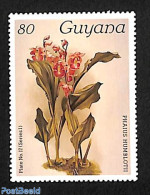 Guyana 1986 80, Stamp Out Of Set, Mint NH, Nature - Orchids - Guyana (1966-...)