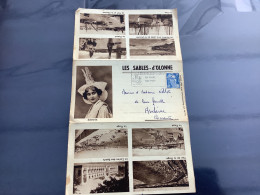 Amberac.carte Lettre 1954 .des Sables D’olonne . - Andere & Zonder Classificatie