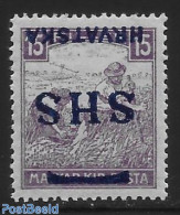 Yugoslavia 1918 Stamp Out Of Set. 1 V + Tab. With Inverted Imprint., Mint NH, Various - Errors, Misprints, Plate Flaws - Ungebraucht