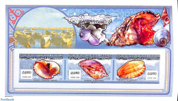 Mauritania 2000 Shells 3v M/s, Imperforated, Mint NH, Nature - Shells & Crustaceans - Vie Marine