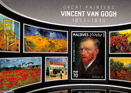 Maldives 2016 Vincent Van Gogh S/s, Mint NH, Art - Modern Art (1850-present) - Paintings - Vincent Van Gogh - Maldivas (1965-...)