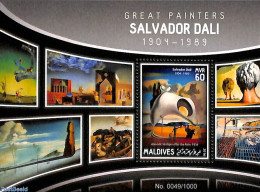Maldives 2016 Salvador Dali S/s, Mint NH, Art - Modern Art (1850-present) - Paintings - Salvador Dali - Malediven (1965-...)