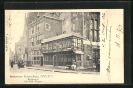 AK Aachen, Restaurant Eulenspiegel, Der Postwagen  - Aachen