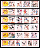 Fujeira 1972 Olympic Games 25v, Imperforated, Mint NH, Nature - Sport - Horses - Athletics - Basketball - Boxing - Cyc.. - Leichtathletik