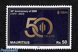 Mauritius 2023 50 Years State Bank Of Mauritius 1v, Mint NH, Various - Banking And Insurance - Mauritius (1968-...)