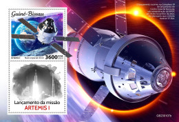Guinea Bissau 2023 Artemis I, Mint NH, Transport - Space Exploration - Guinée-Bissau