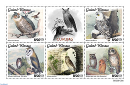 Guinea Bissau 2023 Owls, Mint NH, Nature - Birds - Birds Of Prey - Owls - Guinea-Bissau