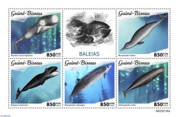 Guinea Bissau 2023 Whales, Mint NH, Nature - Sea Mammals - Guinea-Bissau