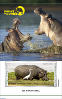 Guinea, Republic 2023 Hippos, Mint NH, Nature - Birds - Hippopotamus - Autres & Non Classés